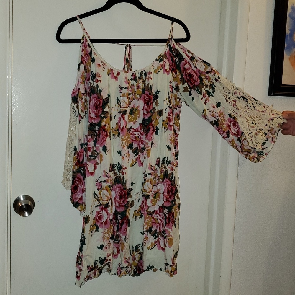 Floral swing dress